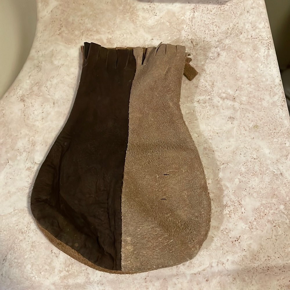 Leather dice bag